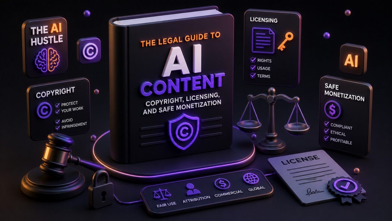 The Legal Guide to AI Content: Copyright, Licensing, and Safe Monetization