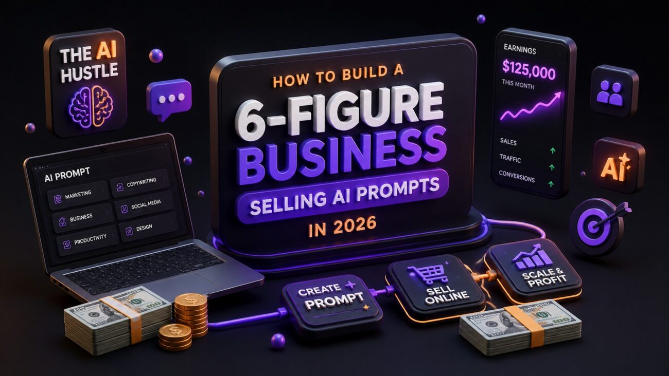 How to Build a 6-Figure Business Selling AI Prompts in 2026