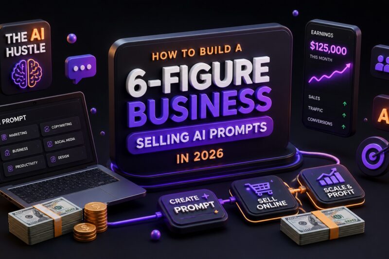 How to Build a 6-Figure Business Selling AI Prompts in 2026