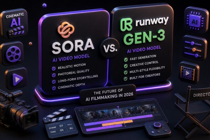 Sora vs. Runway Gen-3: The Future of AI Filmmaking in 2026