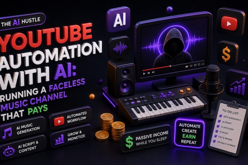 YouTube Automation with AI: Running a Faceless Music Channel that Pays