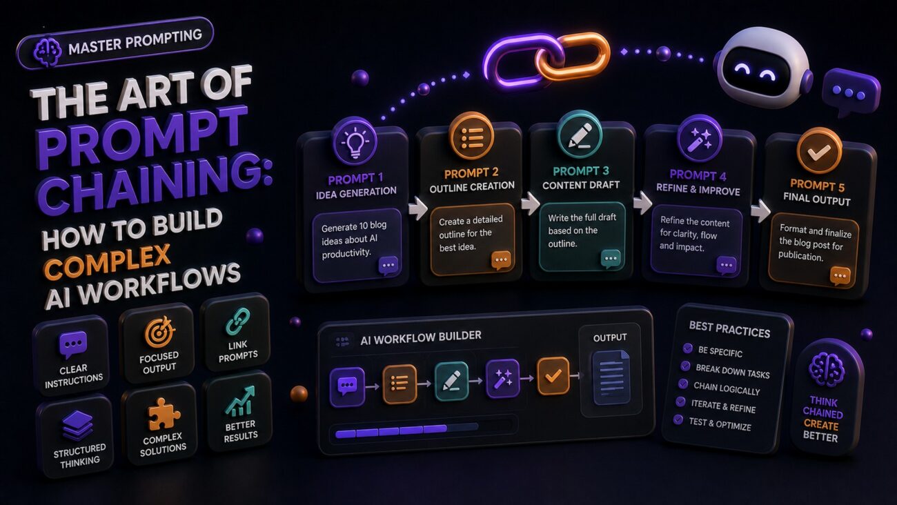 The Art of Prompt Chaining: How to Build Complex AI Workflows