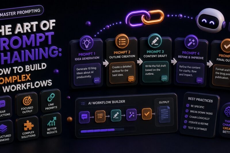 The Art of Prompt Chaining: How to Build Complex AI Workflows