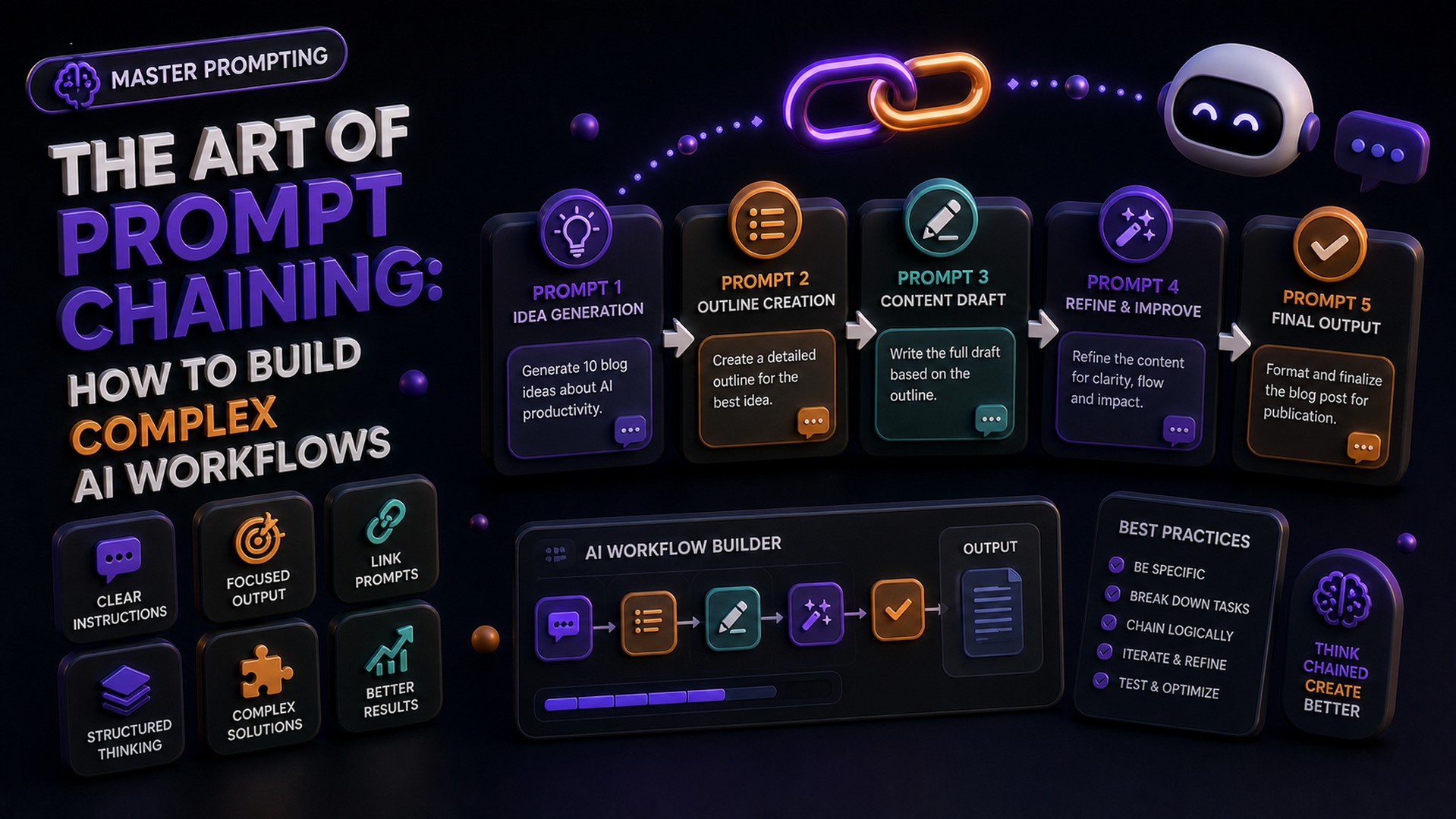 The Art of Prompt Chaining: How to Build Complex AI Workflows - Turn AI ...